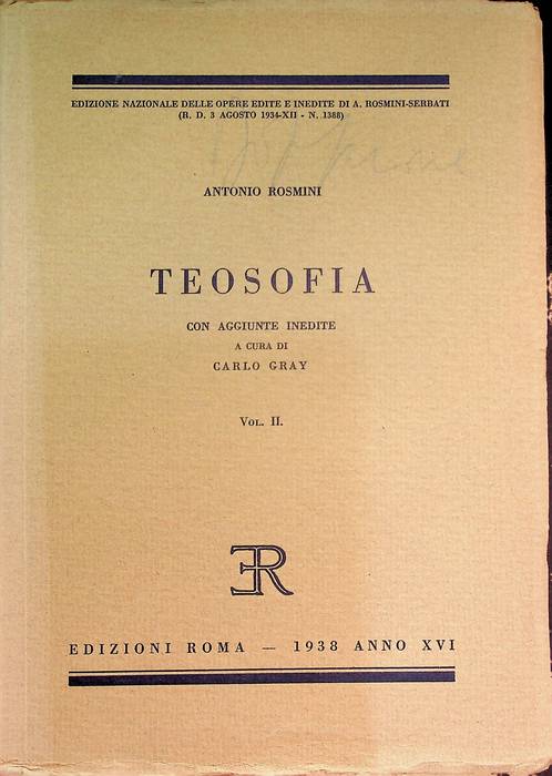 Teosofia: volume II.