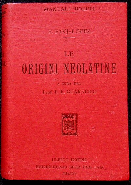Le origini neolatine.