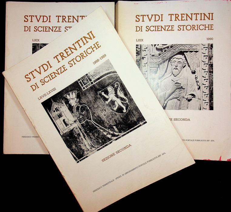 Scritti di Giuseppe Gerola: Trentino-Alto Adige: 1: 1896-1920; 2: 1921-1929; 3: 1930-1938.