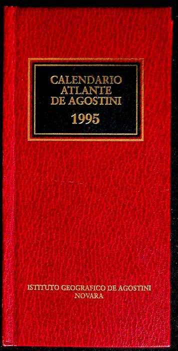 Calendario atlante De Agostini. A. 91° (1995).