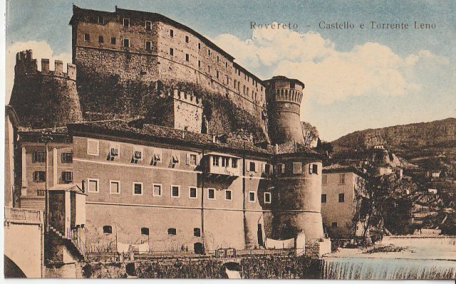 Rovereto, Castello e Torrente Leno.