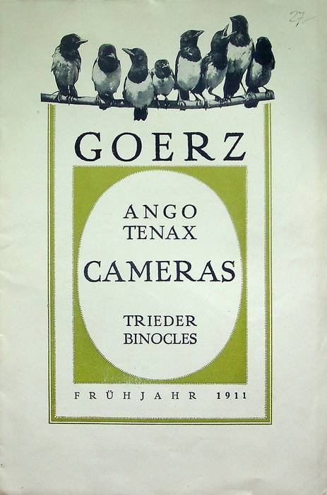Goerz: Ango Tenax: Cameras: trieder Binocles.