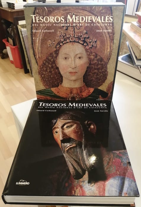 Tesoros medievales del museu nacional d'art de Catalunya.
