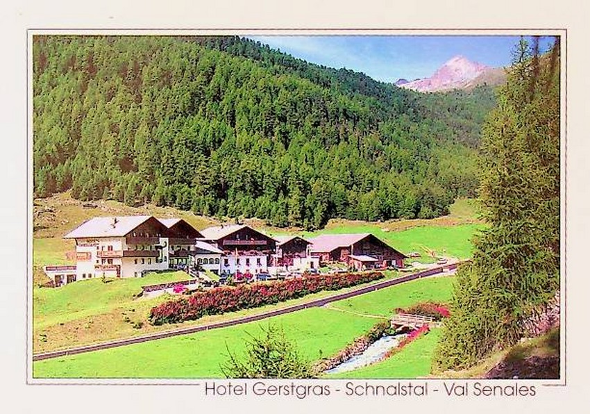 Hotel Gerstgras. Schnalstal. Val Senales.
