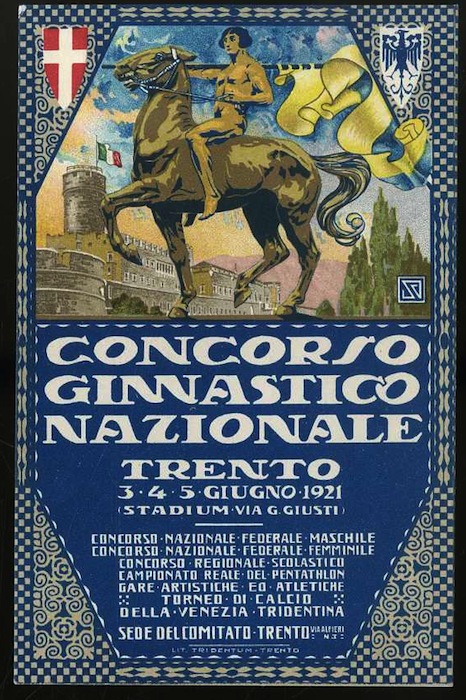 Concorso Ginnastico Nazionale. Trento 3-4-5 Giugno 1921 (Stadium Via G. Giusti).