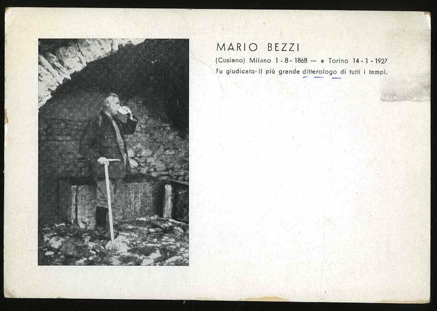 Mario Bezzi. (Cusiano) Milano 1-8-1868 - Torino 14-1-1927.