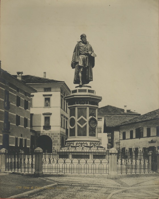 1178. Pieve di Cadore - Tiziano Denkmal.