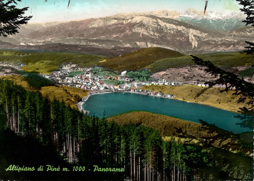 Altopiano di Piné m. 1000 - Panorama.