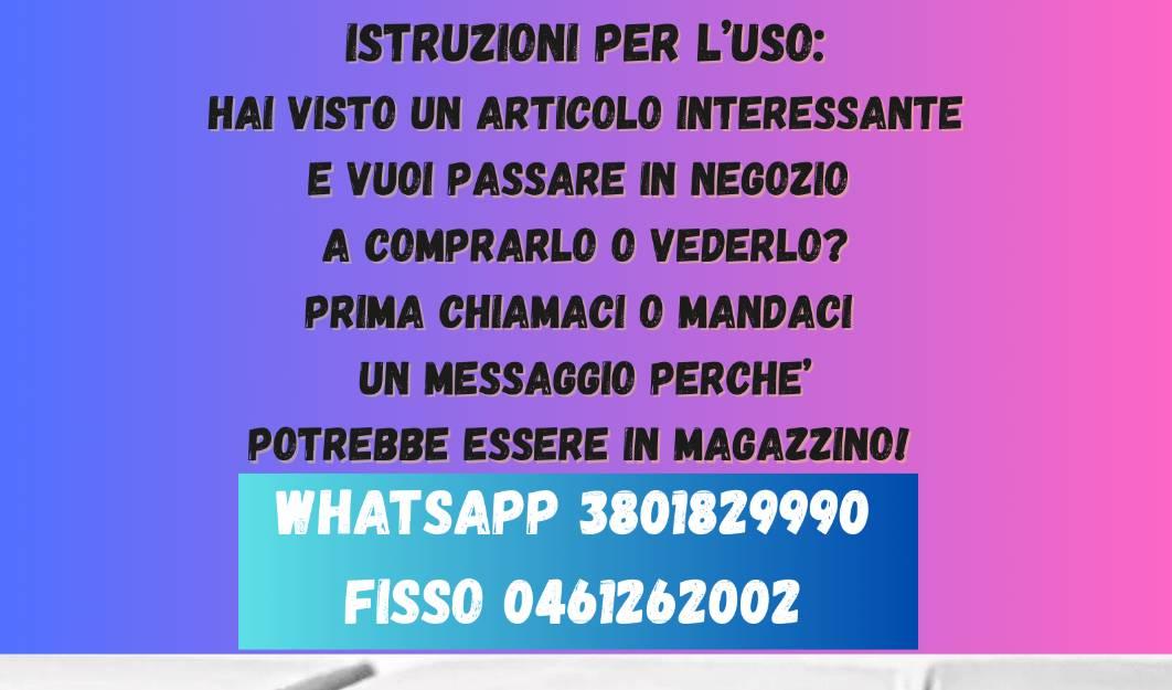 ISTRUZIONI PER L'USO