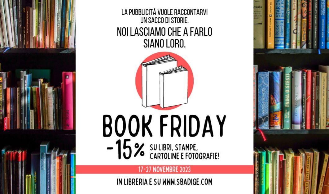 BOOK FRIDAY: SCONTI DEL 15% DAL 17 AL 27 NOVEMBRE 2023!